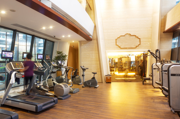 decoration and equipment in modern gym - Photo, Image