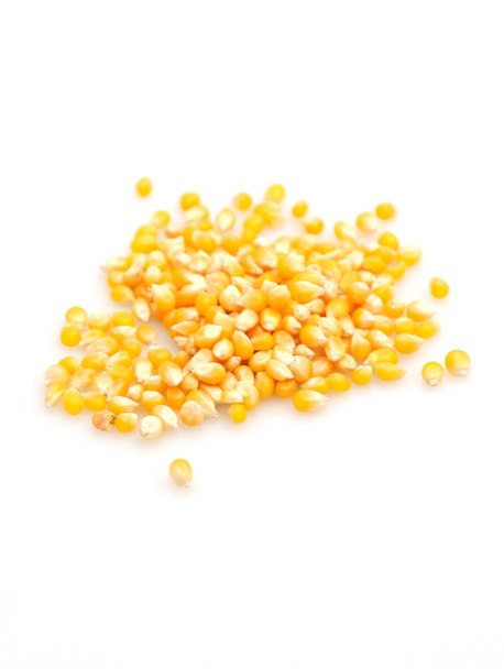 Семена попкорна на белом фоне
 - Фото, изображение