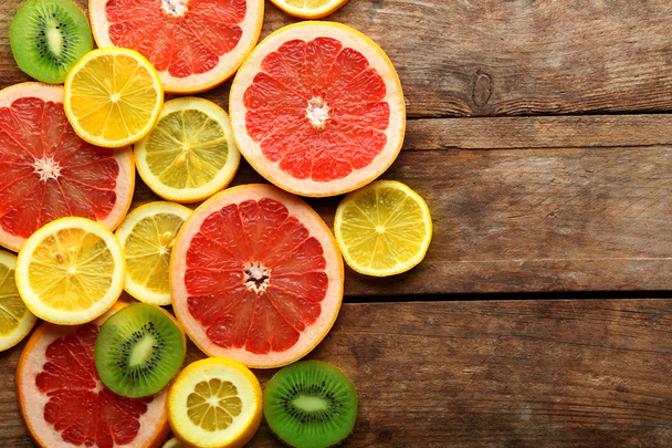 Fresh sliced citrus  - Foto, Imagem