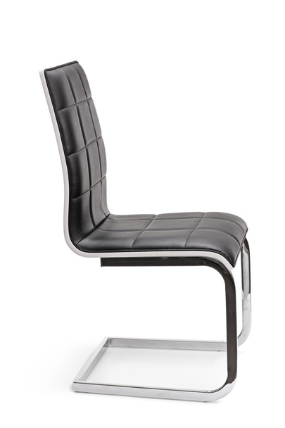 New black leather office chair  - Φωτογραφία, εικόνα
