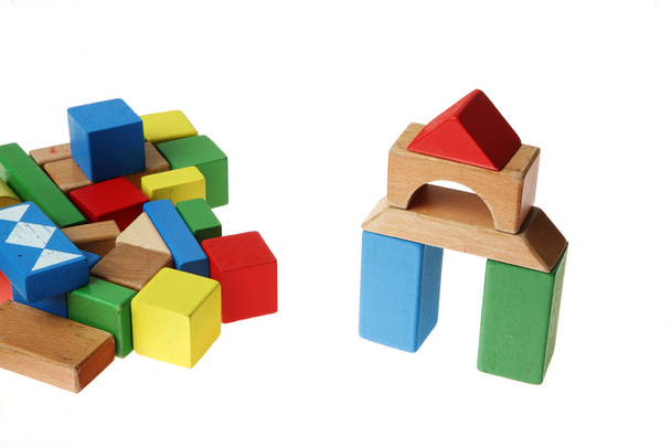 Wooden Building Blocks - Photo, Image