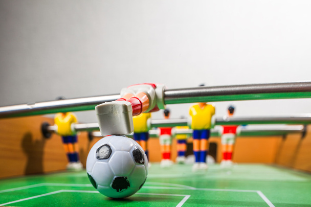 foosball table soccer. football players - Photo, Image