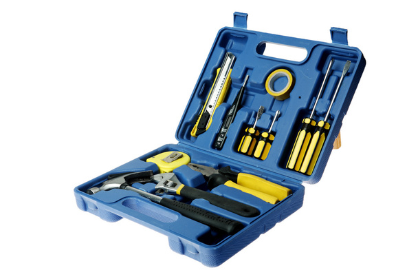 Caja de herramientas azul
 - Foto, imagen