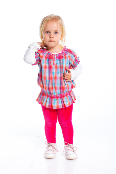Little fashionable girl - Фото, изображение