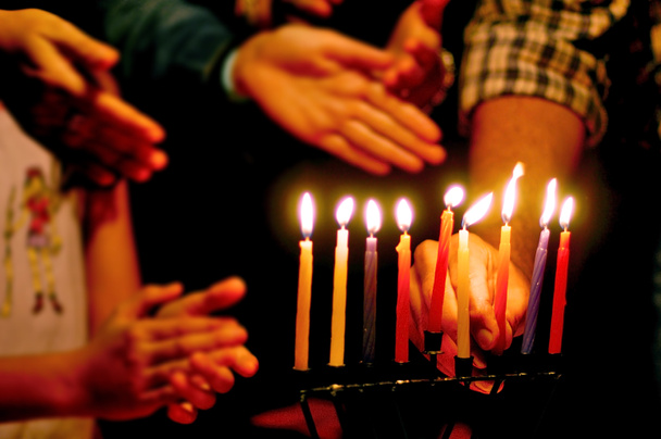 Férias judaicas Hanukkah
 - Foto, Imagem