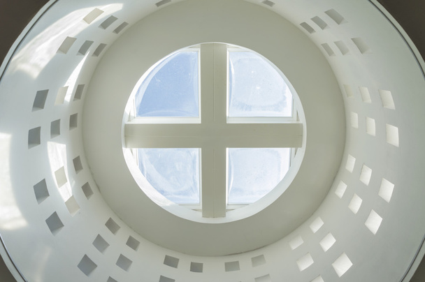 techo roseta de vidrio
 - Foto, Imagen
