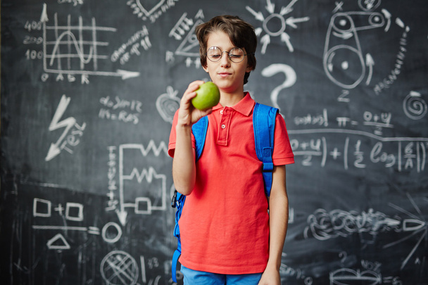 Little schoolboy in eyeglasses - Photo, Image