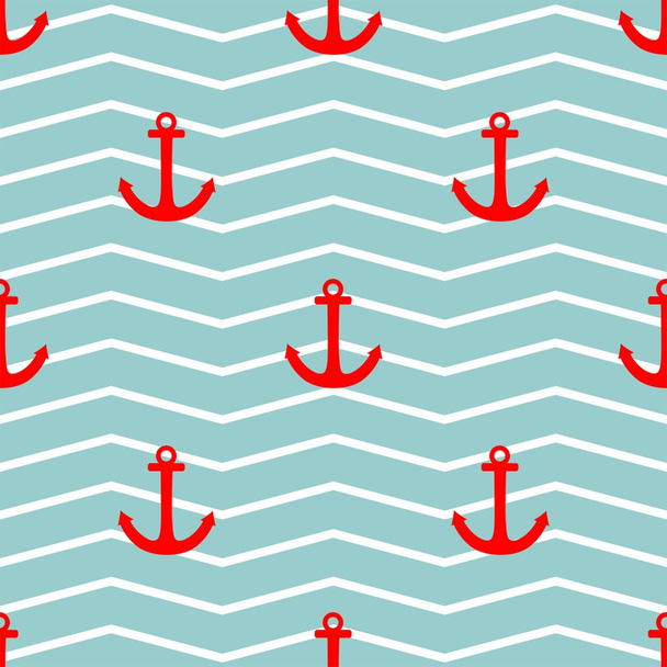 Tile sailor vector pattern - Vector, imagen