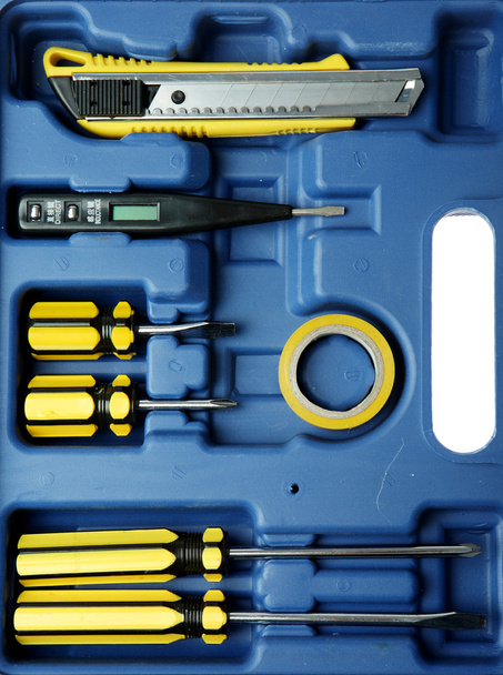 Caja de herramientas azul
 - Foto, Imagen