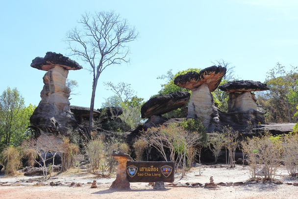 Rock pilarit (sao cha liang), Ubonratchath ani, Thaimaa
 - Valokuva, kuva