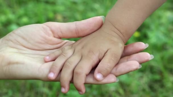 Moeder en dochter handen - Video