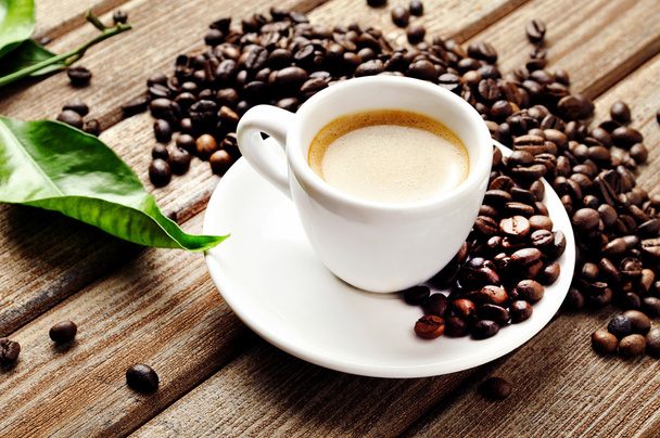 xícara quente de café - Foto, Imagem