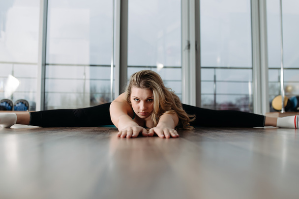 Woman doing stretching  - Foto, Imagem