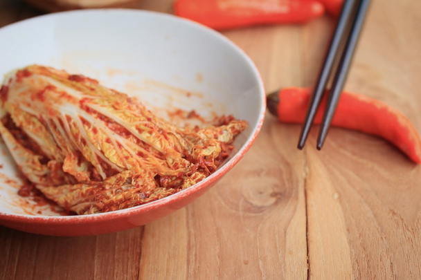 Kimchi λάχανο - Κορεατικά τροφίμων - Φωτογραφία, εικόνα