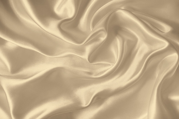 Smooth elegant golden silk as wedding background. In Sepia toned - Zdjęcie, obraz