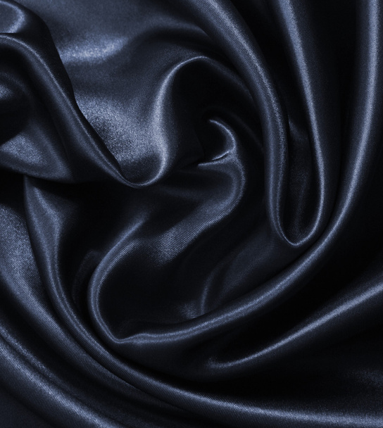 Smooth elegant dark grey silk or satin as background - Foto, Imagen