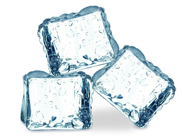 Cubos de hielo aislados
 - Foto, Imagen