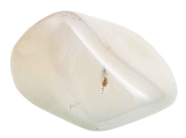 polished white Agate gemstone from India - Photo, Image