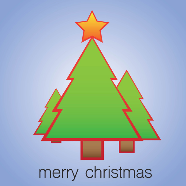 Merry Christmas card - Vektor, kép