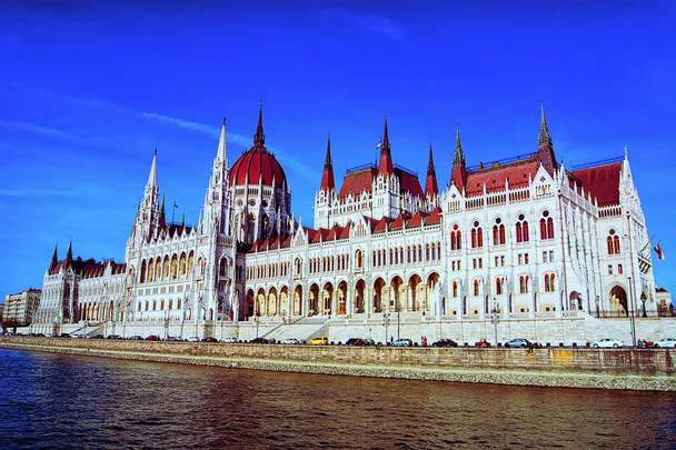 Κτίριο Κοινοβουλίου Ουγγαρίας. - Φωτογραφία, εικόνα