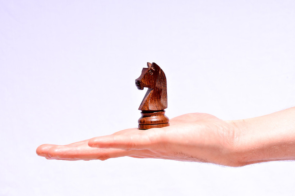 dřevěná šachová figurka - Fotografie, Obrázek