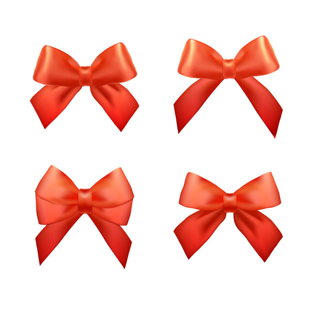 Ribbons set for Christmas gifts  - Vector, afbeelding