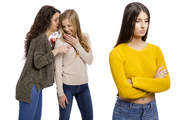 Teenagers making gossip  - Foto, imagen