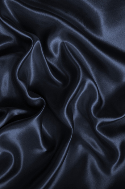 Smooth elegant dark grey silk or satin as background  - Φωτογραφία, εικόνα