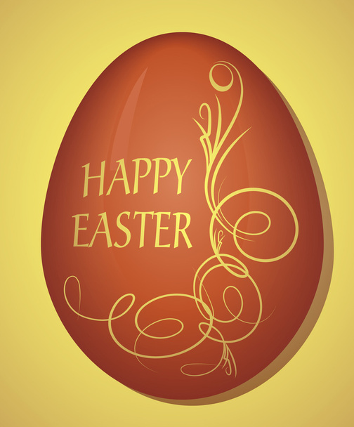 Stylized Easter Egg - Vektor, kép