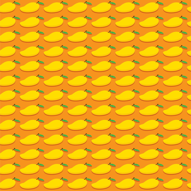 mango fruit pattern  - Vektor, Bild