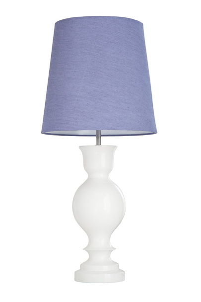 Antigua lámpara de mesa de moda aislada
 - Foto, imagen