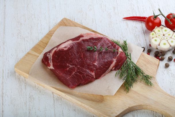 Raw ribeye steak - Photo, Image