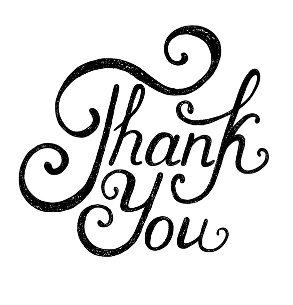 note Thank you on white background - Vector, Image