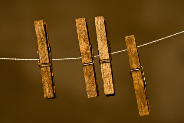 Wood Clothespins - Photo, Image