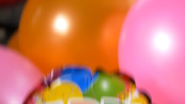 Šťastný narozeniny zpráva na balónky - Záběry, video