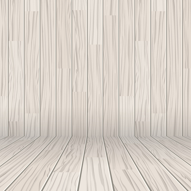 pusty pokój drewniane tekstura tło wektor - Wektor, obraz