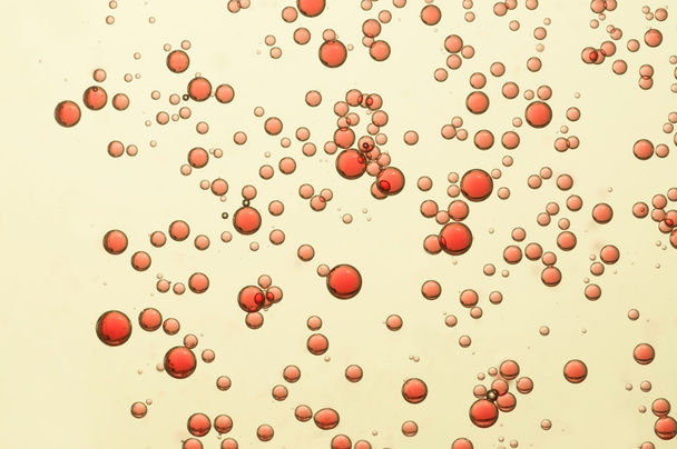  Red carbonated bubbles - Photo, Image