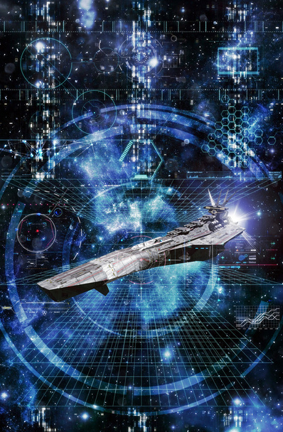 spaceship and combat interface - Photo, Image