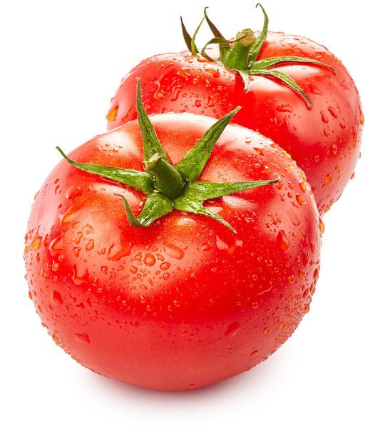 Tomaten mit Wassertropfen - Foto, Bild