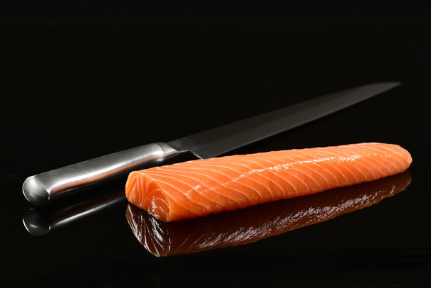 Filet de saumon frais
 - Photo, image