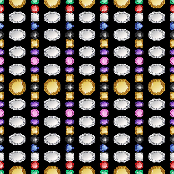 Diamonds seamless pattern - ベクター画像