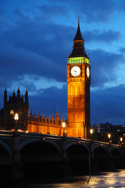 Big Ben en la noche, Londres, Reino Unido
 - Foto, Imagen