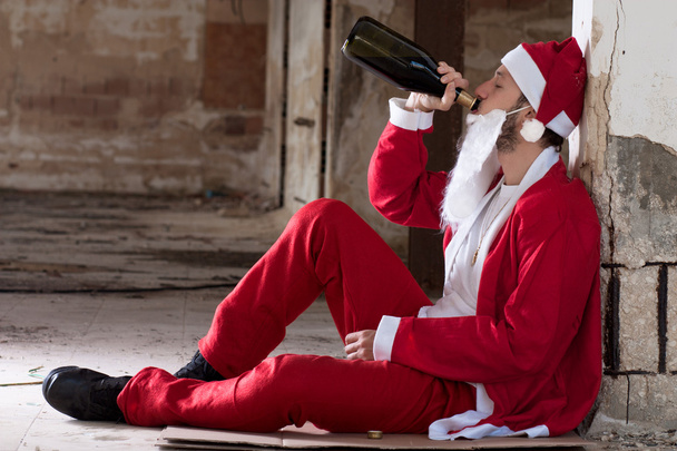 alkoholické santa - Fotografie, Obrázek