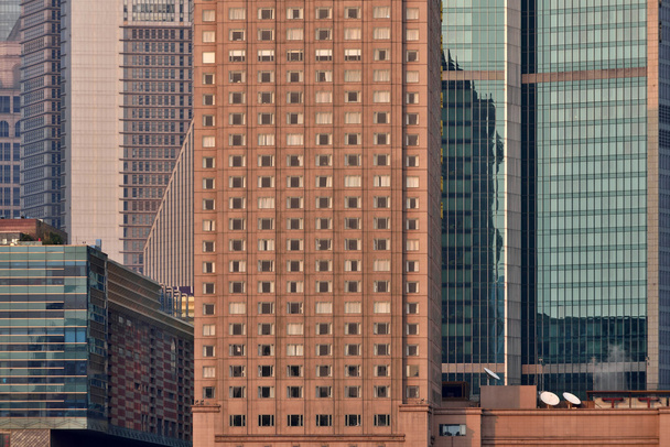 Pudong district skyscrapers - Фото, изображение