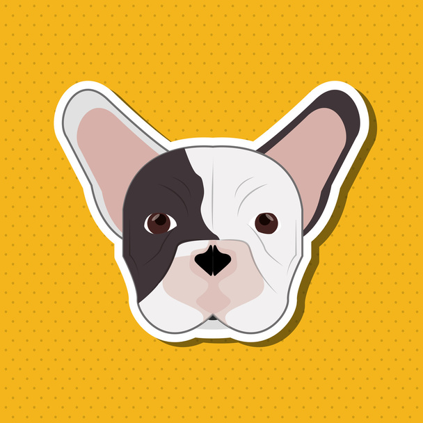 diseño bulldog francés, mascota y concepto animal
 - Vector, imagen