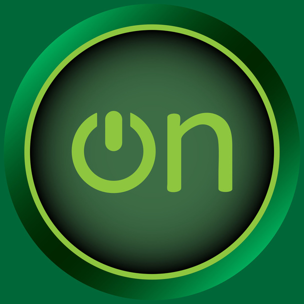 Ikona zelené slovo - Vektor, obrázek