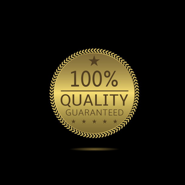 Quality guaranteed label - Vector, Image