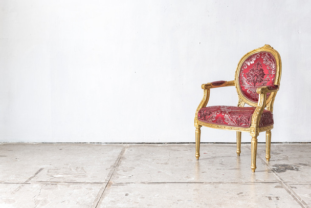 Klasická židle styl vintage pokoji  - Fotografie, Obrázek