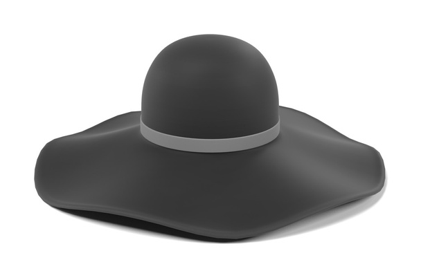 renderizações 3d de chapéu de sol
 - Foto, Imagem