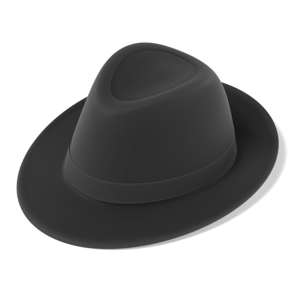 フェルト帽帽子の 3 d レンダリング - 写真・画像